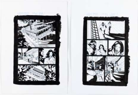 Rafa Lopez, Ruben Rodriguez, and Roger Bonet George R. R. Martin‘s Fevre Dream #4 Story Pages 1-6 (Avatar Press, 2010). (Total: 6 Original Art)