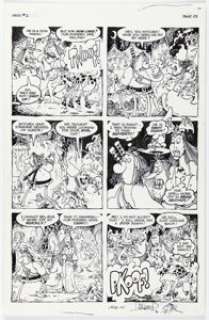 Sergio Aragonés Groo #2 Story Page 23 Original Art (Image, 1995). | Heritage