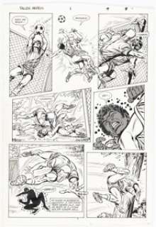 Kerry Gammill and Tom Palmer Fallen Angels #1 Story Page 7 Original Art (Marvel, 1987). | Heritage