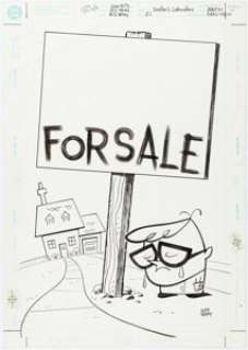 Bill Wray Dexter’s Laboratory #21 Cover Original Art (DC, 2001). | Heritage