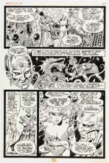 Frank Thorne Marvel Feature #6 Red Sonja Story Page 6 Original Art (Marvel, 1976). | Heritage