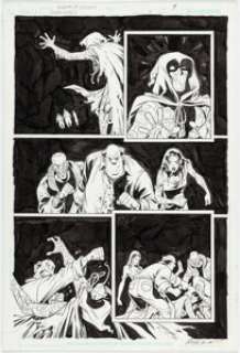 Shawn McManus Shadowpact #8 Story Page 9 Original Art (DC, 2007).