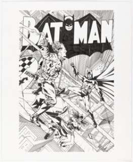 James E. Lyle - Batman and Catwoman Specialty Illustration Original Art (2008). (Total: 2 Original Art)