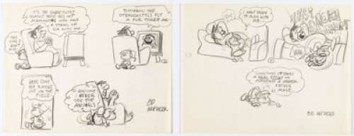 Ed Nofziger The Flintstones Daily Comic Strip Preliminary Original Art Group of 17 (McNaught Syndicate, c. 1960-80s). (Total: 17 Original Art) | Heritage