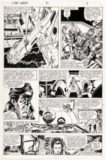 Walt Simonson and Tom Palmer Star Wars #51 Story Page 3 Original Art (Marvel, 1981). | Heritage