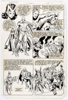 Al Milgrom and Joe Sinnott The Avengers #234 Story Page 17 Original Art (Marvel, 1983). | Heritage