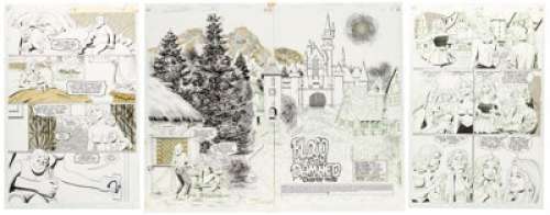 Gray Morrow Scarlett #8 Complete 24-Page Story "Blood of the Damned Chapter Three" Original Art (DC, 1993). (Total: 24 Items) | Heritage