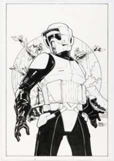 Terry Dodson and Rachel Dodson Star Wars #22 Variant Cover Original Art (Marvel, 2016). | Heritage