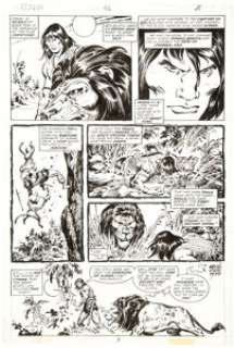 John Buscema and Ernie Chan Conan the Barbarian #96 Story Page 2 Original Art (Marvel, 1979). | Heritage
