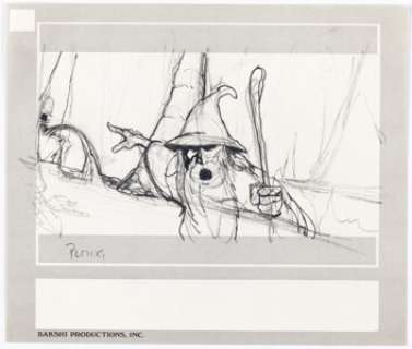 Mike Ploog Lord of the Rings Gandalf Storyboard Original Art (United Artists/Ralph Bakshi, 1978). | Heritage