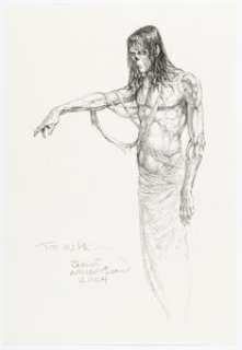 Bernie Wrightson - Frankenstein’s Monster Illustration Original Art (2004). | Heritage