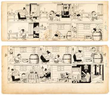 Harold Knerr The Katzenjammer Kids Sunday Comic Strip Original Art dated 7-2-33 (King Features Syndicate, 1933). | Heritage