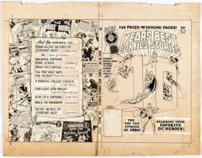 Ross Andru and Dick Giordano The Best of DC #11 Wraparound Cover Original Art (DC, 1981). | Heritage