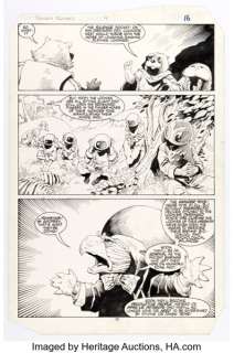 Mike Mignola and Al Gordon Racket Raccoon #4 Story Page 12 Original Art (Marvel, 1985). | Heritage
