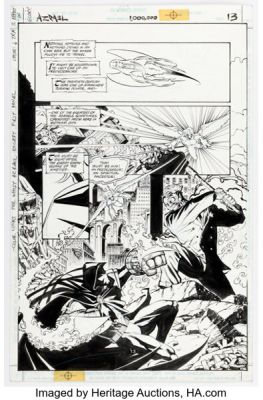 Vincent Giarrano Azrael #1,000,000 Story Page 13 Original Art (DC, 1998).
