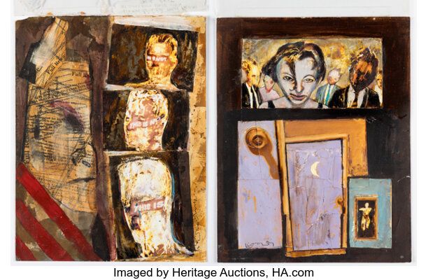 Bill Koeb Negative Burn #17 "The Hair of the Snake" Story Pages 2 and 7 Original Art (Caliber Press, 1994). (Total: 2 Original Art) | Heritage