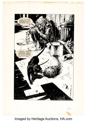 José Ortiz Creepy #72 Uncle Creepy Inside Front Cover Illustration Original Art (Warren, 1975). | Heritage