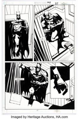 John Watkiss and Steve Mitchell Detective Comics #745 Story Page 27 Original Art (DC, 2000).