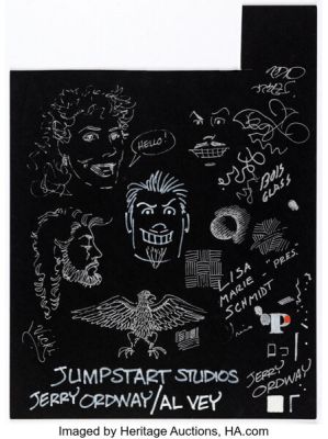 Jerry Ordway and others - Jumpstart Studios Artists’ Jam Board Original Art (undated). | Heritage