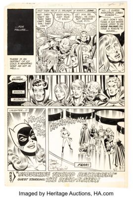 Don Perlin and Joe Sinnott The Defenders #96 Story Page 22 Original Art (Marvel, 1981). | Heritage