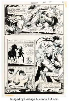 Joe Kubert Showcase #86 Firehair Story Page 8 Original Art (DC, 1969). | Heritage