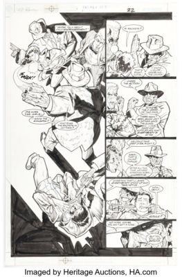 Dean Zachary, Robert Campanella, and Sal Buscema Batman: Day of Judgment #1 Story Page 22 Original Art (DC, 1999).