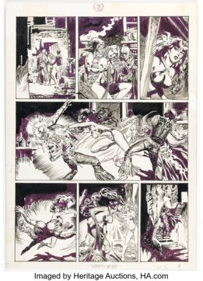 Gonzalo Mayo - Vampirella Story Page Original Art (c. 1970s). | Heritage