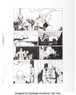 Paul Pope Batman: Year 100 #1 Story Page 41 Original Art (DC, 2006). | Heritage