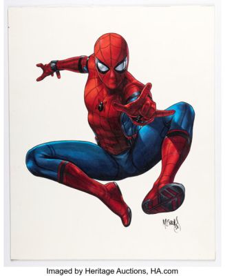 Mark Brooks - Spider-Man Painting Original Art (2021). | Heritage