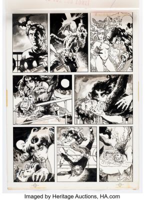 Gonzalo Mayo Vampirella #112 Story Page 11 Original Art (Warren, 1983).