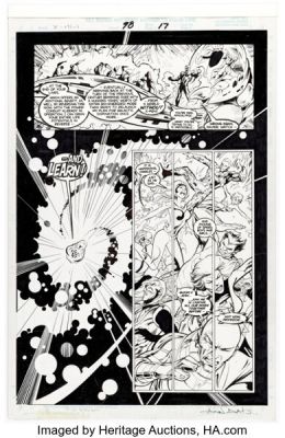 Alan Davis and Mark Farmer X-Men #98 Story Page 17 Original Art (Marvel, 2000). | Heritage