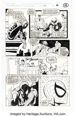 Sal Buscema The Spectacular Spider-Man #211 Story Page 12 Original Art (Marvel, 1994). | Heritage