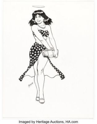 Gilbert Hernandez - Tonantzin from Love and Rockets Illustration Original Art (1992). | Heritage
