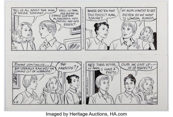 Frank Bolle Apartment 3-G Daily Comic Strips Original Art dated 1-3 and 1-4-14 (North America Syndicate, 2014). | Heritage