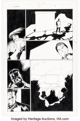 Travis Charest and Troy Hubbs WildC.A.T.s: Covert Action Teams #15 Story Page 9 Original Art (Image/Wildstorm, 1994). | Heritage