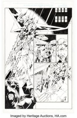 Mark Bagley and Vince Russell Thunderbolts #3 Story Page 2 Original Art (Marvel, 1997).