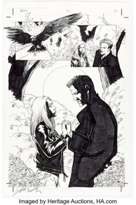 Jason Minor and Curtis Arnold Buffy the Vampire Slayer #20 Angel Story Page 16 Original Art (Dark Horse, 2000).