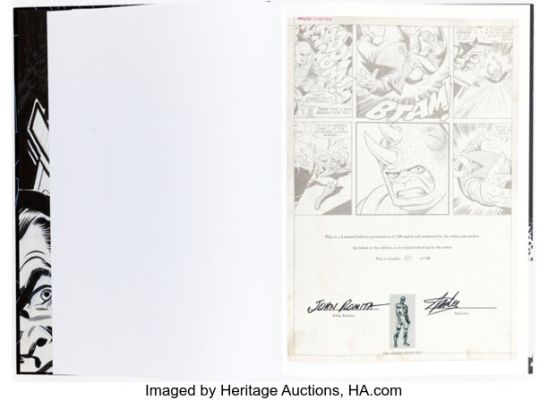John Romita Sr. The Amazing Spider-Man Artist’s Edition Limited Edition Hardcover #AP/250 with Sketch (IDW, 2012). | Heritage