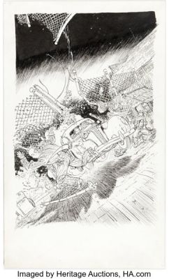 Michael Kaluta Challenger Storm - Isle of Blood Book Illustrations Original Art Group of 9 (Cornerstone Book Publishers, 2011). (Total: 9 Original Art) | Heritage