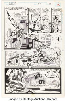 Tod Smith and Ian Akin Darkhawk #35 Story Page 18 Original Art (Marvel, 1994). | Heritage
