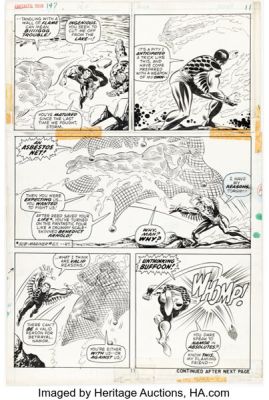 Rich Buckler and Joe Sinnott Fantastic Four #147 Namor the Sub-Mariner Story Page 7 Original Art (Marvel, 1974). | Heritage