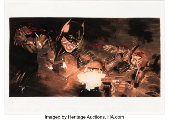 Francesco Mobili - Batman Specialty Illustration Original Art (c. 2020s). | Heritage