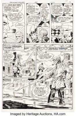 Dick Ayers and Gerry Talaoc Unknown Soldier #243 Story Page 5 Original Art (DC, 1980). | Heritage