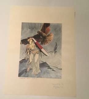 A. Font - Illustrazione Fantasy x Lanciostory - Page volante (1992) | Catawiki