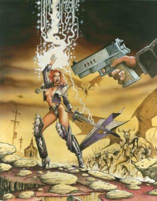 Franck Tacito | 666, projet de couverture | 2DGalleries