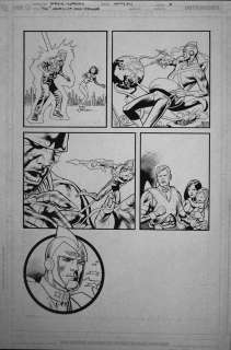 Kevin Nowlan | 52 #20 PG 2 Adam Strange Origin | Black Line Fever