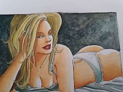 Les enquêtes de Betsy - Dessin original - Page volante - (2019) 