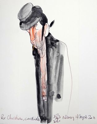 Baru Rare Dédicace... | Lot 30 - BARU Rare dédicace couleur sur l’album Pauvres zhéros... | Vermot et Associés