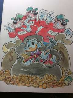 uncle scrooge - â€œBeagle Boysâ€ - Page volante - non publié - (2019/2019) | Catawiki