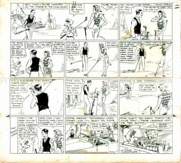 Russ Westover Tillie the Toiler | Playing golf | Little Nemo